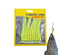 Raxove Leurre de truite, ver de pêche à l"appât doux,Leurre de pêche au bar - Leurre réaliste pour simulation de faux vers de terre pour les amateurs de pêche Hommes Père, Petit ami