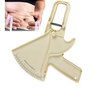 Raxove Mesure de la graisse corporelle, mesure de la graisse de la peau - Calibre de pli cutané 0-88 mm Calibre de graisse corporelle | Outil de mesure portable précis professionnel avec double