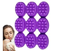 Raxove Moule en Silicone pour Savon de Massage, Brosse Anti-adhésive Faite à la Main pour Cheveux, Fournitures faciles à démonter, lavables au Lave- pour gâteaux, Bougies, Puddings