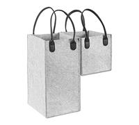 Raxove Panier pour escaliers en feutre, paniers pour escaliers en feutre pour escaliers en moquette et escaliers en bois - organisateur de rangement pliable en forme de L pour la maison et le bureau