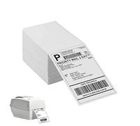 Raxove Papier pour imprimante thermique, étiquettes thermiques pour adresses d'expédition, papier thermique direct pour étiquettes - 500 étiquettes par pile de codes-barres de grande taille