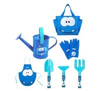 Raxove Pelle de jardin, arrosage jouet, outils de jardin, durables pour enfants, jeux d'extérieur portables avec sac, ensemble de jardin, jouet pour enfants de 3 à 8 ans