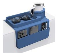 Raxove Plateau porte-gobelet pour canapé en silicone, porte-gobelets pour accoudoirs canapé,Porte-gobelet antidérapant en silicone porte-gobelets - Porte-gobelet anti-goutte sur le plateau du canapé