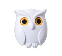Raxove Porte-clés avec hibou de nuit, crochets porte-clés magnétiques avec hiboux, porte-clés magnétique avec hibou adhésif monté au mur, pour maison, chambre à coucher, bureau
