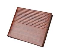 Raxove Portefeuille en cuir pour homme | Portefeuille pour cartes de visite avec fenêtre pour carte d'identité et photos pour plusieurs cartes postales personnelles