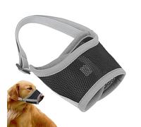 Raxove Protège-dents pour chien, muselière pour chien, couverture de toilettage, tissu doux, anti-aboiement, réglable, respirant, confortable, pour l'extérieur