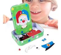 Raxove Puzzles magnétiques, jouets magnétiques à habiller - Jouet d'apprentissage d'âge préscolaire, poupée magnétique à habiller, faire semblant de jouer avec des jouets - Puzzle pour habiller le