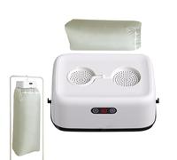 Raxove Sèche-linge portable, sèche-linge portable - Sèche-linge à crochet pliable avec lumière UV,Séchoir compact silencieux à chaleur rapide pour les appartements de blanchisserie et les voyages,