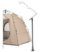 Raxove Support pour lampe, support pour lanterne de camping | bâton de porte lumière télescopique - lampadaire d'extérieur en métal, pour lanterne pliante pour pique-nique, randonnée, pêche