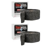 RAXWOOL PRO - Laine d’Acier Renforcée Anti-Rongeurs 3m x 10cm - Barrière Physique Haute Performance avec Mastic Répulsif 2 units