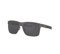 Oakley Homme OO4123 HOLBROOK METAL 412306 Lunettes de soleil Métal Gris Gris Carré Polarisé Prizm
