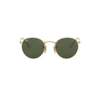 Ray - Ban Homme RB3447N ROUND METAL 001 Lunettes de soleil Métal Or G15 Ronde Normale