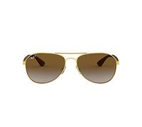 Ray-Ban 0RB3549 001/T5 58 Montures de Lunettes, Or (Gold/Clear Gradient Green), Homme