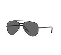 Ray - Ban Unisex Ray - Ban RB3625 NEW AVIATOR 002/B1 Lunettes de soleil Métal Noir Gris Pilote Normale