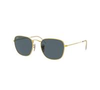 Ray - Ban Unisex RB3857 FRANK 9196R5 Lunettes de soleil Métal Or Bleu Carré Normale