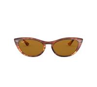 Ray-Ban 0RB4314N Montures de Lunettes, Marron (Striped Brown), 53 Femme