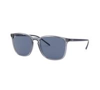 Ray - Ban Unisex RB4387 639980 Lunettes de soleil Injecté Bleu Bleu Carré Normale