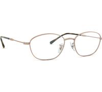 Ray - Ban Femme Ray - Ban RX3749V 2943 Montures optiques Métal Bronze Transparent Géométrique Normale