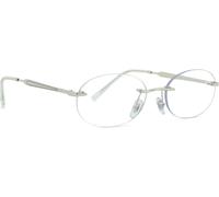 Ray - Ban Unisex Ray - Ban RX3767V 2501 Montures optiques Métal Argent Transparent Ronde Normale