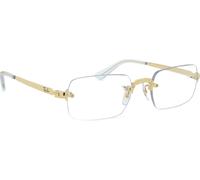Ray - Ban Unisex Ray - Ban A$AP Rocky RX3928V 2500 Montures optiques Métal Or Transparent Carré Normale