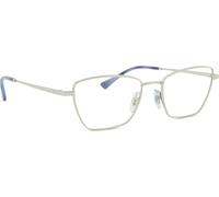 Ray - Ban Unisex Ray - Ban RX6552 2501 Montures optiques Métal Argent Transparent Géométrique Normale