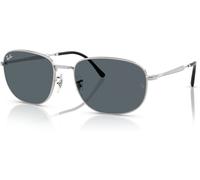 Ray-Ban Lunettes de soleil RB3754 003/R5 Unisexe Métal argent Verres bleus Pillow Normale