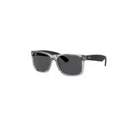 Ray-Ban Lunettes de soleil RB4165 Justin 651287 Injecté Transparent Gris Carré Homme