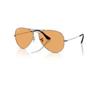 Ray-Ban Lunettes de soleil RB3025 Aviator Métal Gris Orange Unisexe