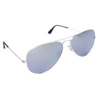 Ray-Ban Aviator Polarized RB3025 003/59 58mm Lunettes Argent Verres Gris Miroir