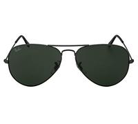 Ray-Ban Lunettes de soleil Aviator RB3025 Mixte Monture métal Gris vert 58