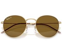 Ray Ban Ban Gold Round Reverse Phantos Sunglasses