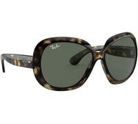Ray Ban Ban Tortoiseshell And Green Lens Jackie Ohh Ii Sunglasses