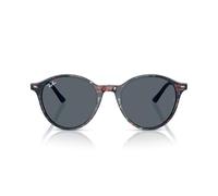 Ray-Ban Bernard Rb2230 Lunettes de soleil rondes, Abat-jour transparent fantaisie bleu/bleu, 51 mm