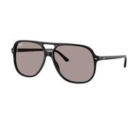 Ray - Ban Unisex Ray - Ban RB2198 BILL 901/53 Lunettes de soleil Acétate Noir Violet Carré Normale
