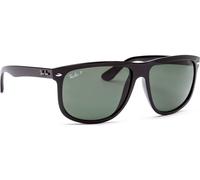 Ray-Ban Lunettes de soleil Hommes Boyfriend RB4147 Noires Aviateur 60 mm Polarisées