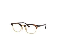 Ray-Ban Clubmaster Optics Monture Écaille De Tortue Verres Transparents 51-21