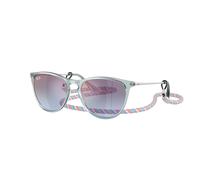 Ray - Ban Enfant Ray - Ban RJ9060S JUNIOR ERIKA 7223U0 Lunettes de soleil Injecté Bleu Bleu Pantos Miroir Nuancé