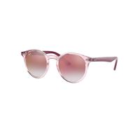 Ray - Ban Enfant Ray - Ban RJ9064S 7052V0 Lunettes de soleil Injecté Rose Rouge Pantos Miroir Ombré