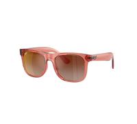 Ray - Ban Enfant Ray - Ban RJ9069S JUNIOR JUSTIN 7225S0 Lunettes de soleil Injecté Rouge Marron Carré Normale Nuancé