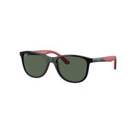 Ray - Ban Enfant Ray - Ban RJ9077S 713171 Lunettes de soleil Injecté Noir Vert Carré Normale