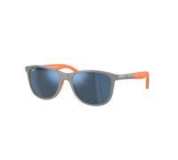 Ray - Ban Enfant Ray - Ban RJ9077S 713355 Lunettes de soleil Injecté Gris Bleu Carré Normale Miroir