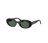 Ray - Ban Enfant Ray - Ban RJ9141S 100/71 Lunettes de soleil Injecté Noir Vert Ronde Normale