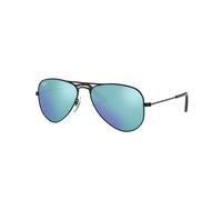 Ray - Ban Enfant RJ9506S JUNIOR AVIATOR 201/55 Lunettes de soleil Métal Noir Bleu Pilote Normale Flash