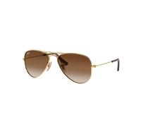 Ray - Ban Enfant Ray - Ban RJ9506S JUNIOR AVIATOR 223/13 Lunettes de soleil Métal Or Marron Pilote Normale Ombré