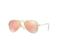 Ray - Ban Enfant Ray - Ban RJ9506S JUNIOR AVIATOR 249/2Y Lunettes de soleil Métal Or Marron Pilote Normale
