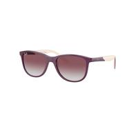 Ray - Ban Enfant RJ9077S 71348G Lunettes de soleil Injecté Rose Gris Carré Normale Ombré