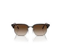 Ray-Ban Enfant RJ9116S New Clubmaster Square Sunglasses, Havana On Gunmetal/Gradient Brown, 47 mm