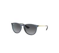 Ray-Ban Erika Classic Lunettes De Soleil Monture Transparent Bleu Verres Gris Polarisé 54-18