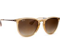 Ray-Ban Lunettes de soleil RB4171 Erika 651413 Femme – Monture injectée Marron Pantos Verres ombré