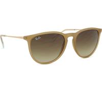 Ray - Ban Femme Ray - Ban RB4171 ERIKA 681413 Lunettes de soleil Nylon Marron Marron Pantos Normale Ombré